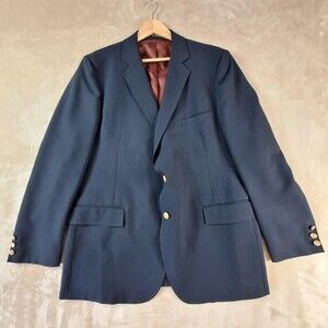 Town & Country Anderson-Little Blazer Mens 46 Classic Gold Button Jacket